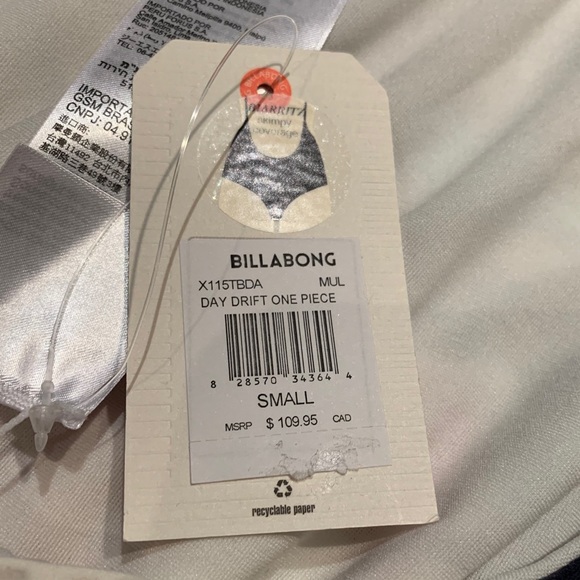 NWT Billabong Day Drift One Piece - Picture 4 of 8
